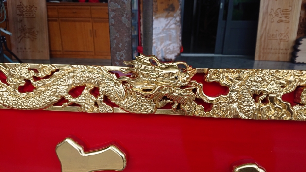 浮雕木匾-純金箔制品 4