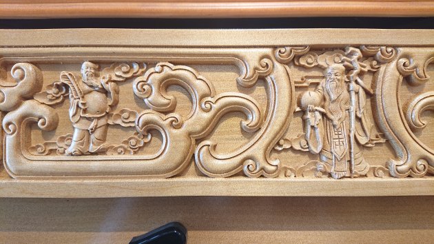 浮雕木匾-八仙 2